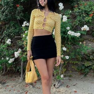 Black Selby Mini Skirt